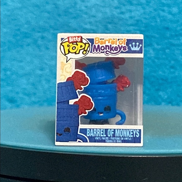 Funko Other - Funko Bitty Pop Barrel of Monkeys Toy - Blue and Red